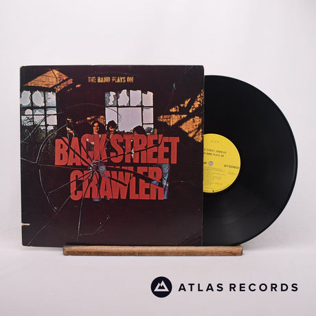 Back Street Crawler The Band Plays On LP Vinyl Record - Front Cover & Record