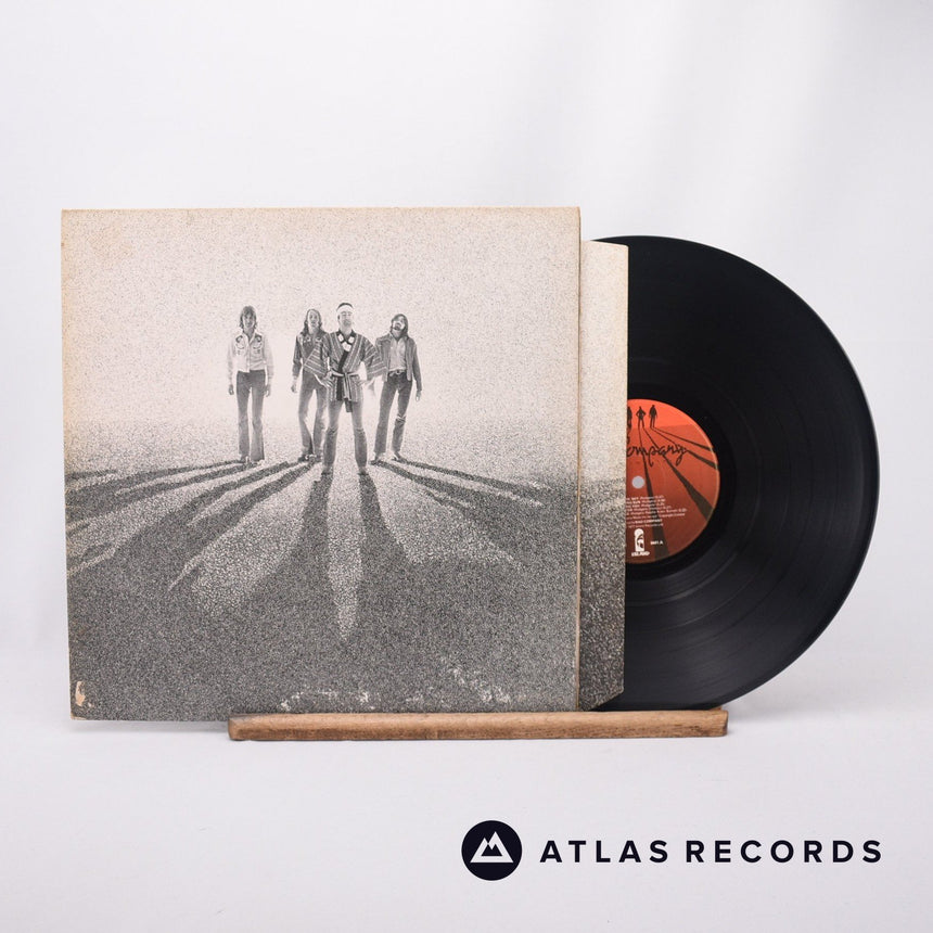 Bad Company Burnin' Sky LP Vinyl Record - Front Cover & Record