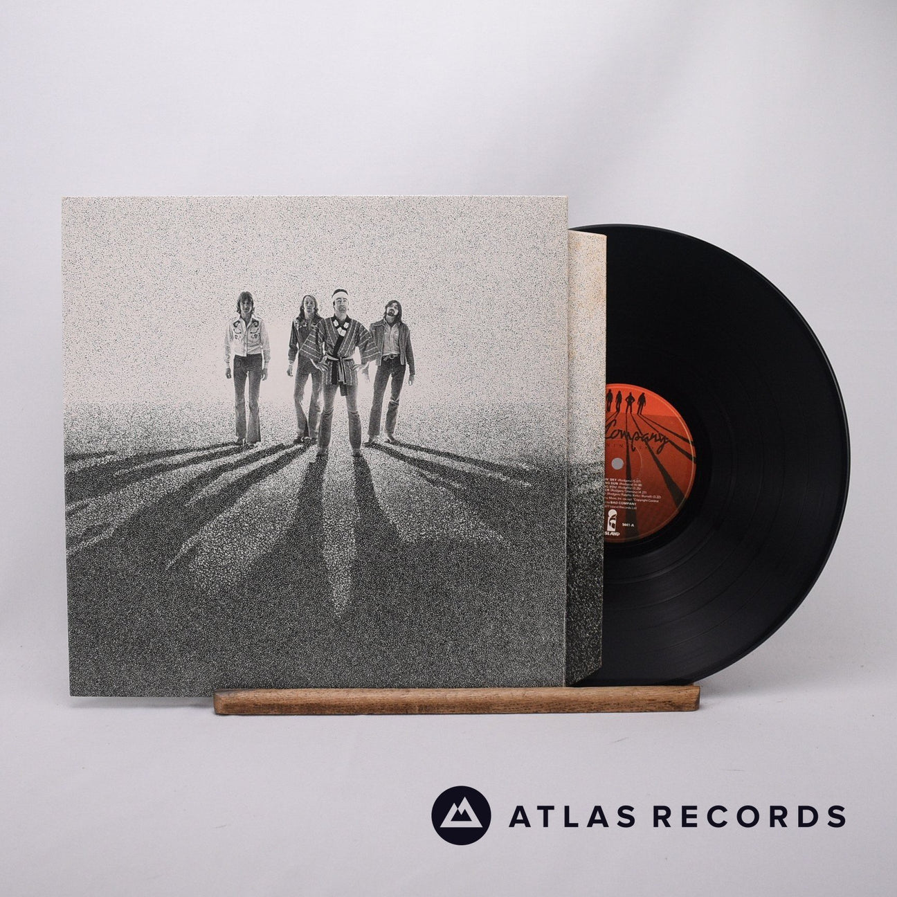 Bad Company Burnin' Sky LP Vinyl Record - Front Cover & Record