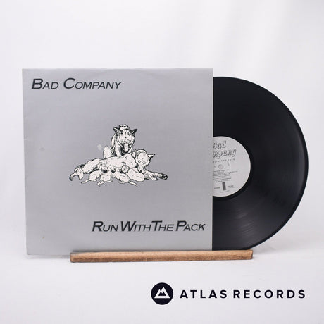 Bad Company Run With The Pack LP Vinyl Record - Front Cover & Record