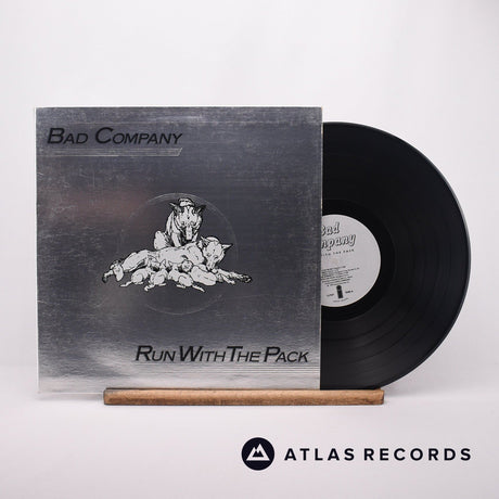 Bad Company Run With The Pack LP Vinyl Record - Front Cover & Record