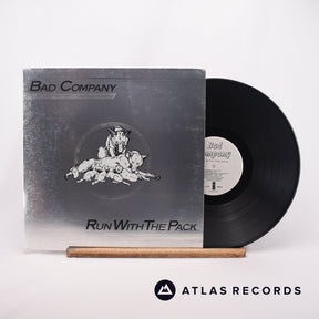 Bad Company Run With The Pack LP Vinyl Record - Front Cover & Record