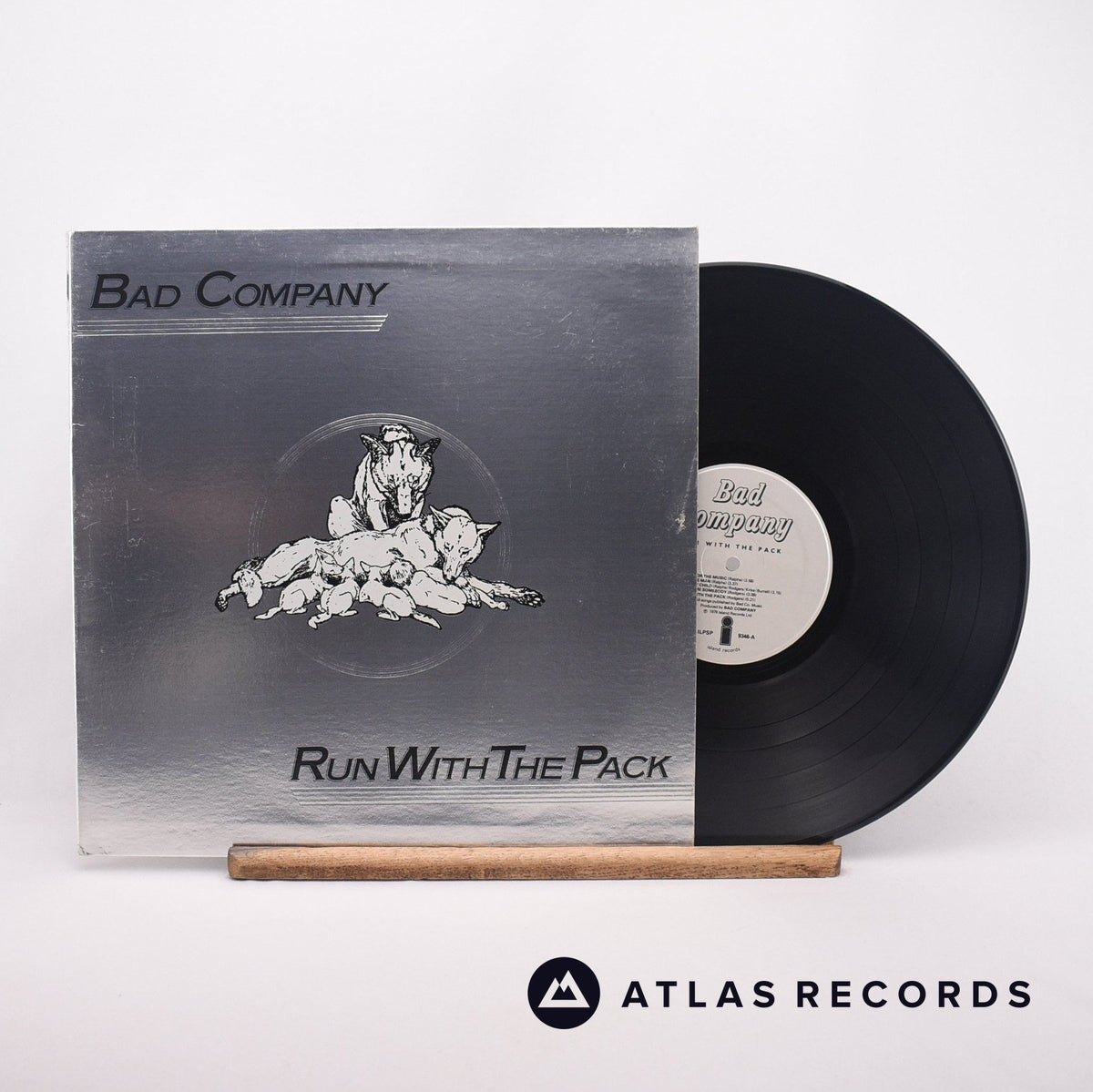 Bad Company Run With The Pack LP Vinyl Record - Front Cover & Record