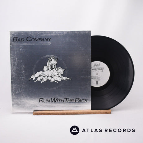 Bad Company Run With The Pack LP Vinyl Record - Front Cover & Record