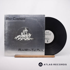 Bad Company Run With The Pack LP Vinyl Record - Front Cover & Record