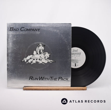 Bad Company Run With The Pack LP Vinyl Record - Front Cover & Record