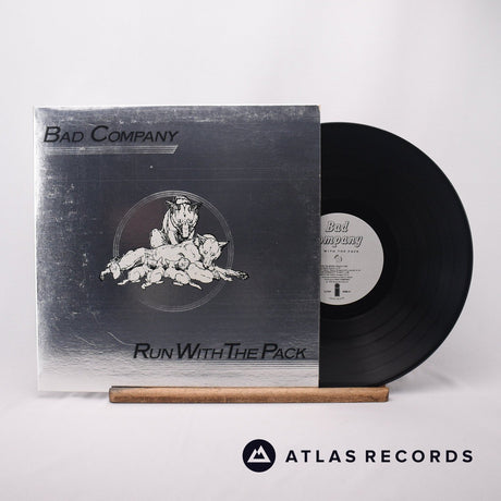 Bad Company Run With The Pack LP Vinyl Record - Front Cover & Record