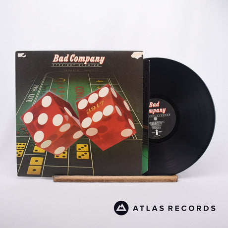 Bad Company Straight Shooter LP Vinyl Record - Front Cover & Record