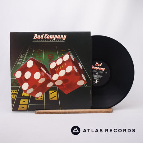 Bad Company Straight Shooter LP Vinyl Record - Front Cover & Record