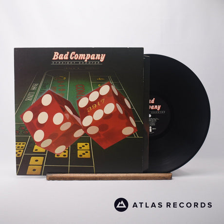 Bad Company Straight Shooter LP Vinyl Record - Front Cover & Record