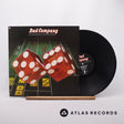 Bad Company Straight Shooter LP Vinyl Record - Front Cover & Record