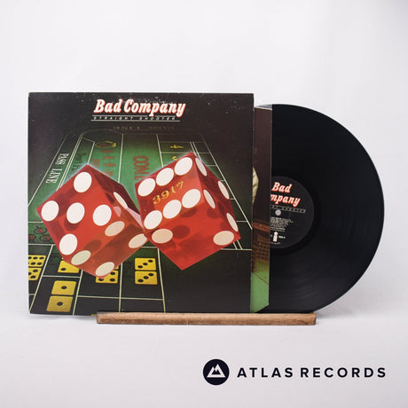 Bad Company Straight Shooter LP Vinyl Record - Front Cover & Record