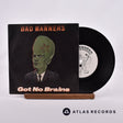 Bad Manners Got No Brains 7" Vinyl Record - Front Cover & Record