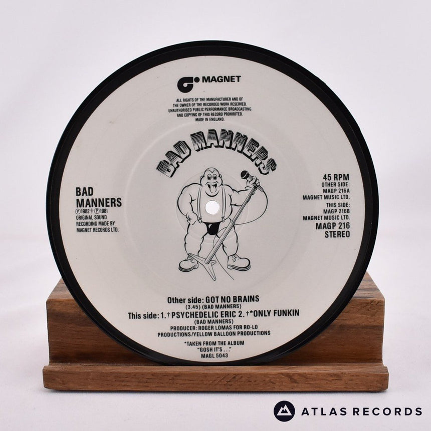 Bad Manners - Got No Brains - Picture Disc 7" Vinyl Record - EX