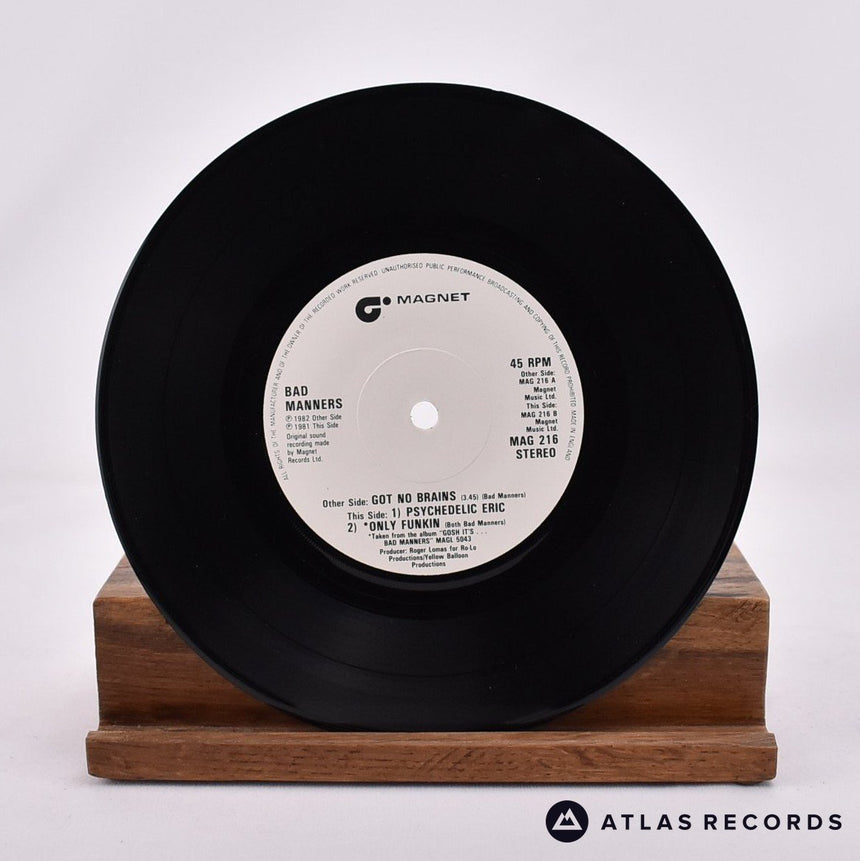 Bad Manners - Got No Brains - 7" Vinyl Record - VG+/EX
