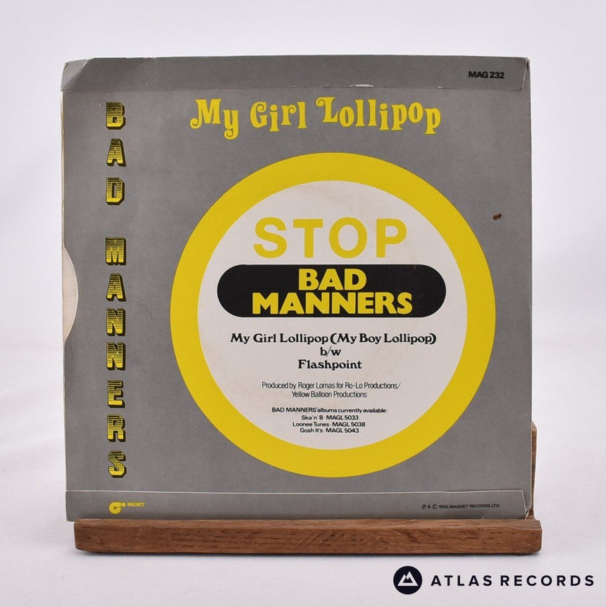 Bad Manners - My Girl Lollipop - 7" Vinyl Record - VG+/EX