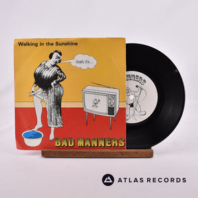 Bad Manners Walking In The Sunshine 7" Vinyl Record - Front Cover & Record