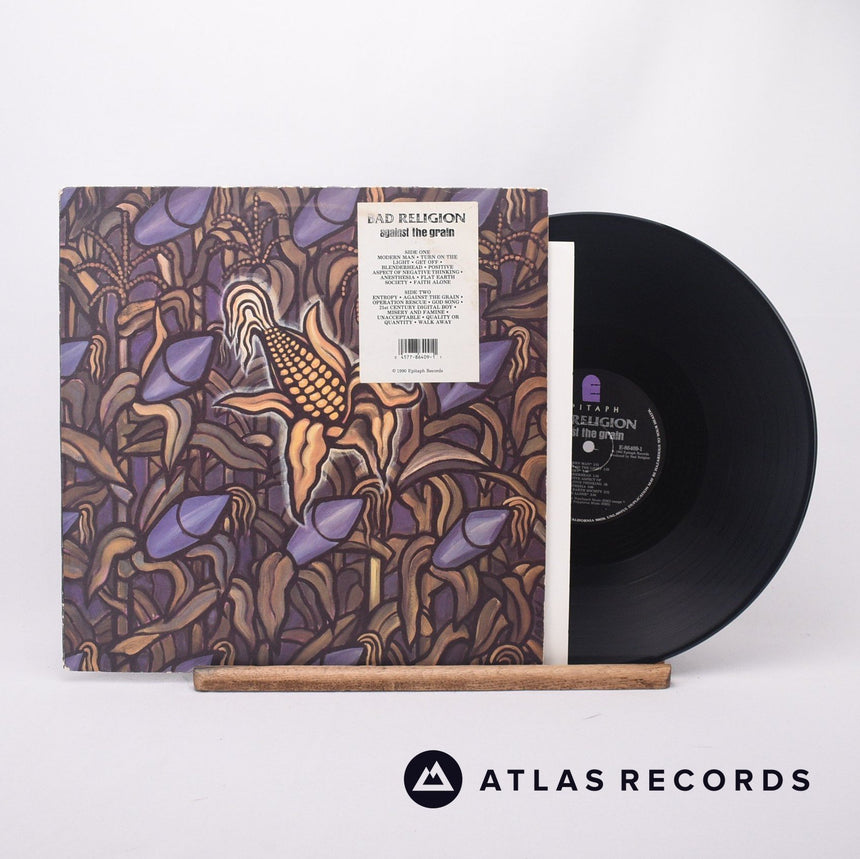 Bad Religion Against The Grain LP Vinyl Record - Front Cover & Record