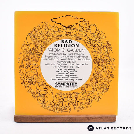 Bad Religion - Atomic Garden - Etched Single-Sided Us 7" Vinyl Record - EX/EX