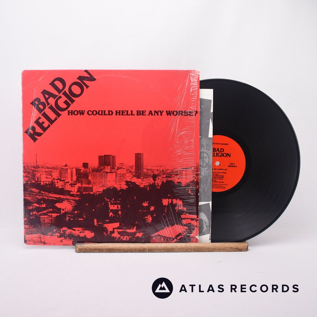 Bad Religion How Could Hell Be Any Worse? LP Vinyl Record - Front Cover & Record