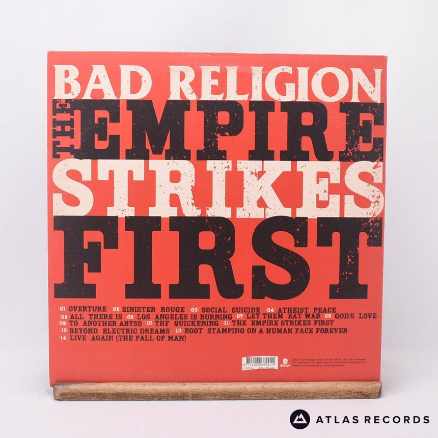 Bad Religion - The Empire Strikes First - LP Vinyl Record - EX/EX