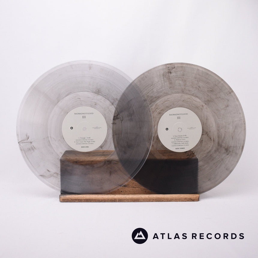 BadBadNotGood - III - Clear W/ Silver Marble 2 x LP Vinyl Record - EX/NM