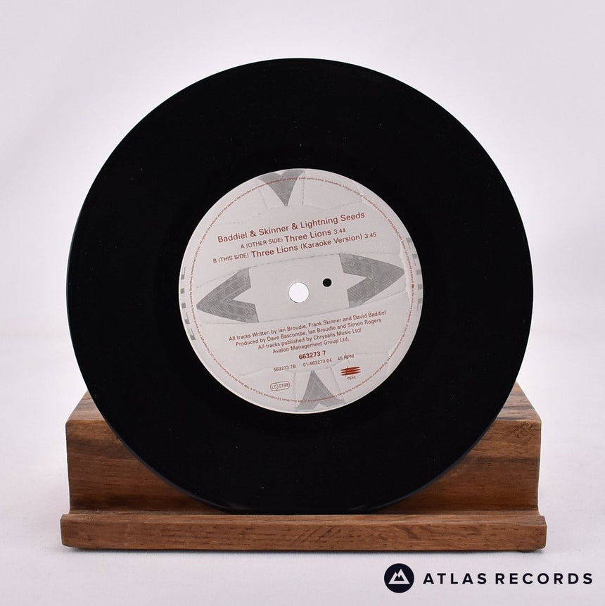 Baddiel & Skinner - Three Lions - 7" Vinyl Record - NM/NM
