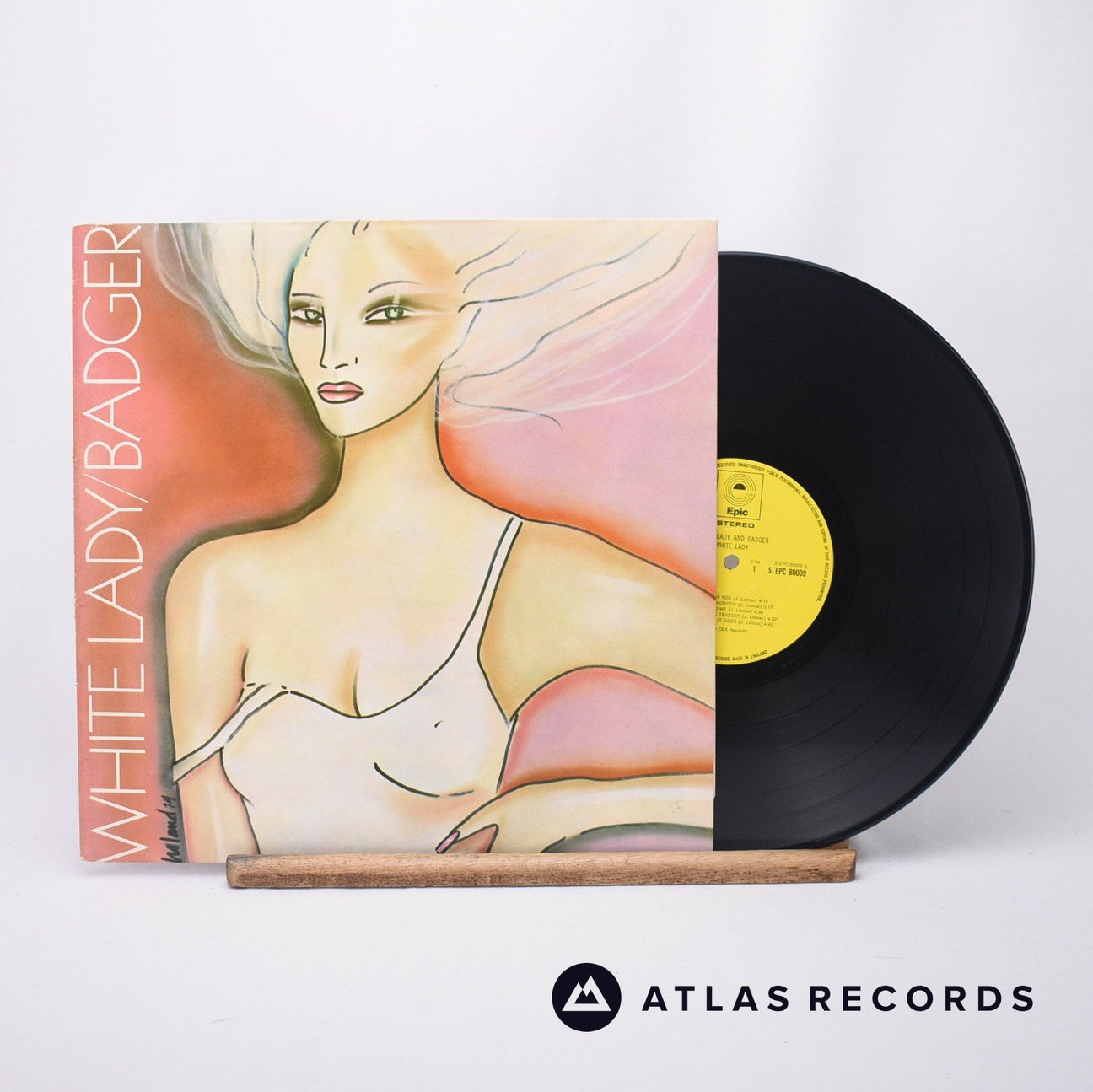 Badger White Lady LP Vinyl Record - Front Cover & Record