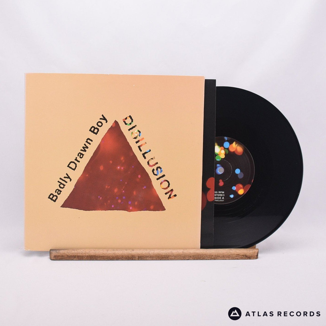 Badly Drawn Boy Disillusion 10" Vinyl Record - Front Cover & Record