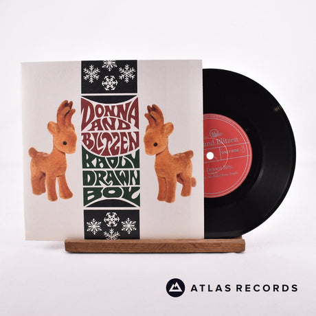 Badly Drawn Boy Donna And Blitzen 7" Vinyl Record - Front Cover & Record