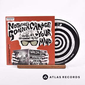 Badly Drawn Boy Nothing's Gonna Change Your Mind 7" Vinyl Record - Front Cover & Record