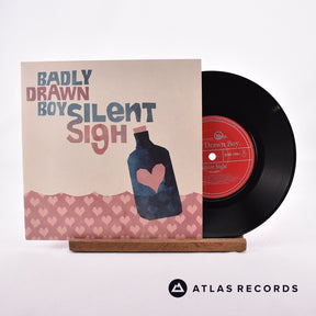 Badly Drawn Boy Silent Sigh 7" Vinyl Record - Front Cover & Record