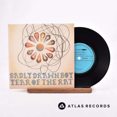 Badly Drawn Boy Year Of The Rat 7" Vinyl Record - Front Cover & Record