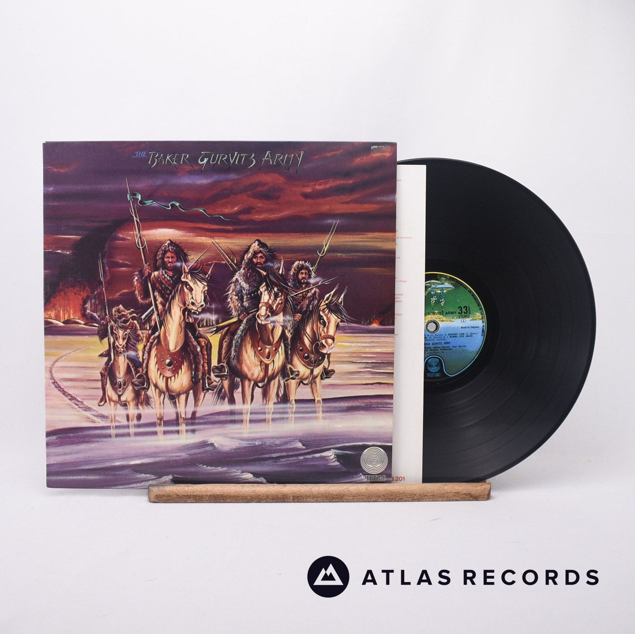Baker Gurvitz Army The Baker Gurvitz Army LP Vinyl Record - Front Cover & Record