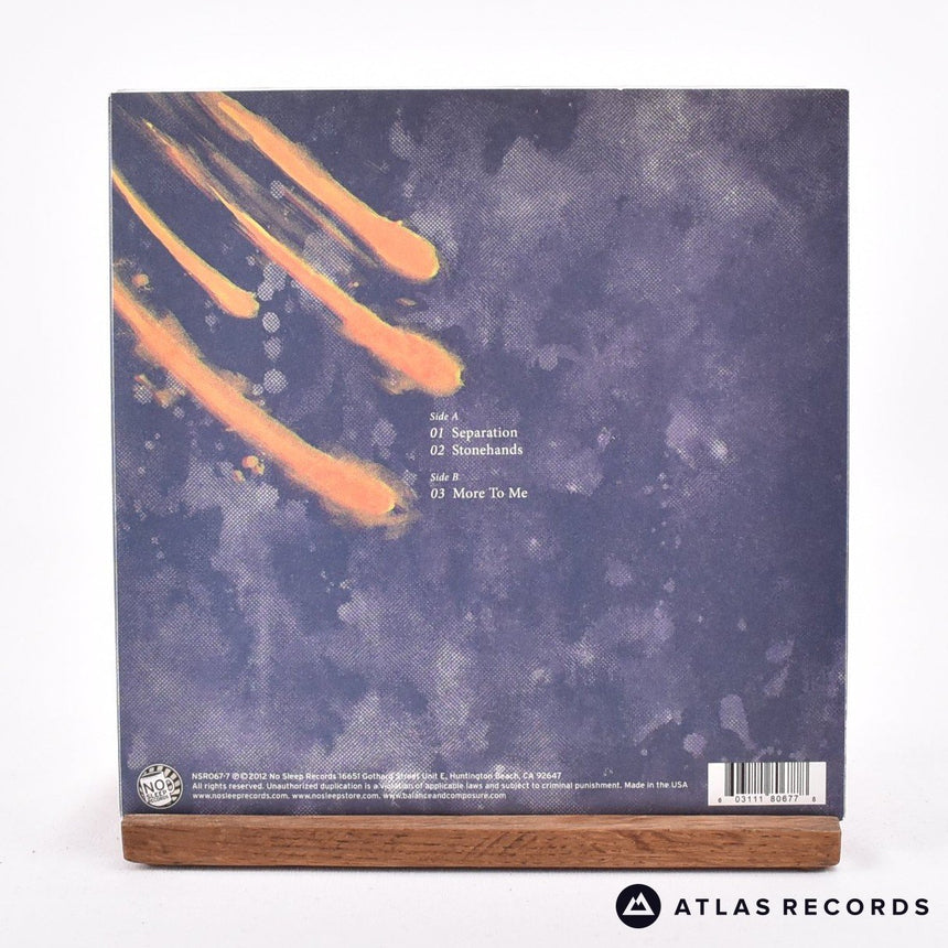 Balance And Composure - Acoustic - Transparent Purple 7" Vinyl Record - NM/NM
