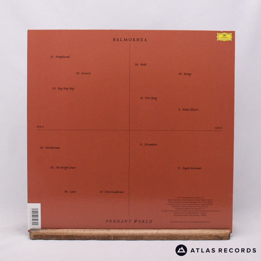 Balmorhea - Pendant World - 180G Insert A1 B1 LP Vinyl Record - NM/EX