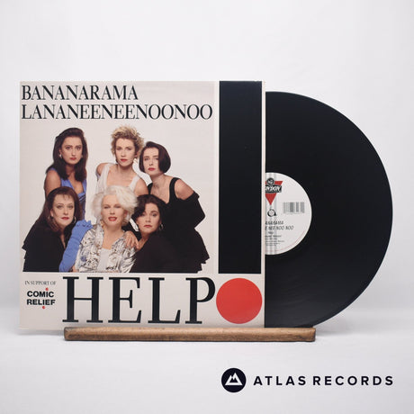 Bananarama Help 12" Vinyl Record - Front Cover & Record