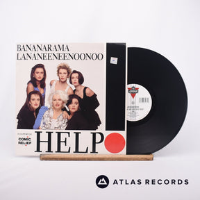 Bananarama Help 12" Vinyl Record - Front Cover & Record