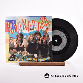 Bananarama Na Na Hey Hey Kiss Him Goodbye 7" Vinyl Record - Front Cover & Record