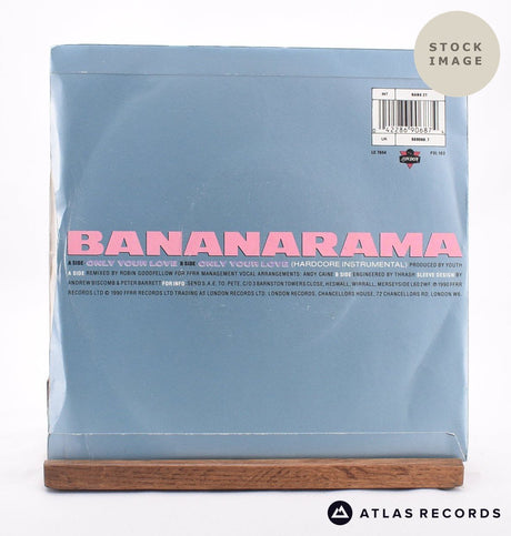 Bananarama Only Your Love 7" Vinyl Record - Reverse Of Sleeve