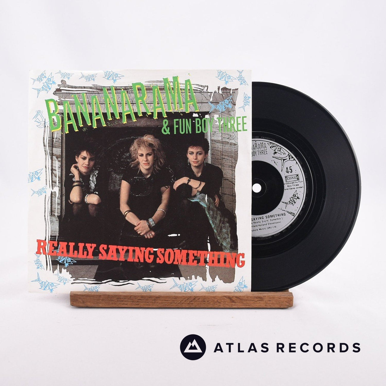 Bananarama Really Saying Something 7" Vinyl Record - Front Cover & Record