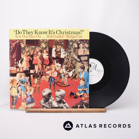 Band Aid Do They Know It's Christmas? 12" Vinyl Record - Front Cover & Record