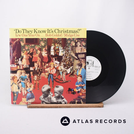 Band Aid Do They Know It's Christmas? 12" Vinyl Record - Front Cover & Record