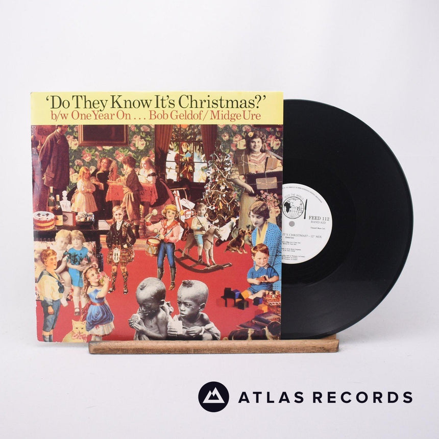 Band Aid Do They Know It's Christmas? 12" Vinyl Record - Front Cover & Record