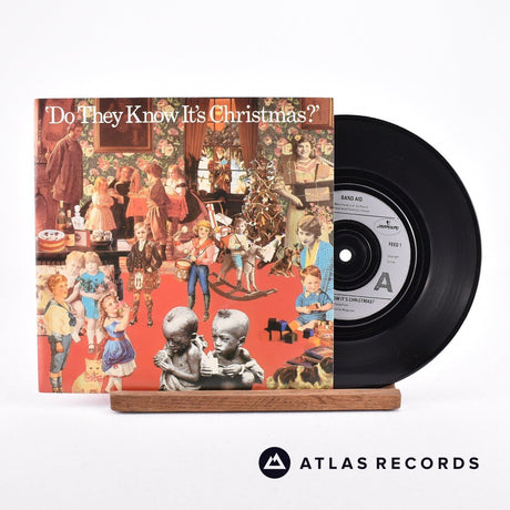 Band Aid Do They Know It's Christmas? 7" Vinyl Record - Front Cover & Record