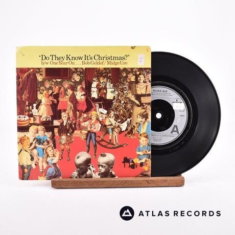 Band Aid Do They Know It's Christmas? 7" Vinyl Record - Front Cover & Record