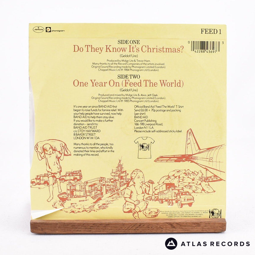 Band Aid - Do They Know It's Christmas? - 7" Vinyl Record - VG+/VG+