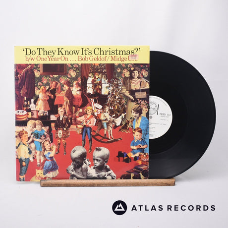 Band Aid Do They Know It's Christmas? 12" Vinyl Record - Front Cover & Record