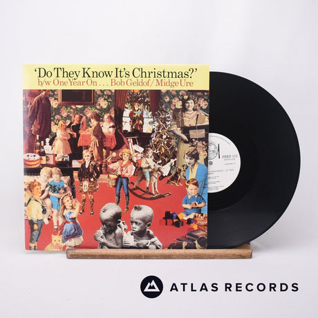 Band Aid Do They Know It's Christmas? 12" Vinyl Record - Front Cover & Record