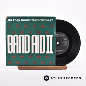 Band Aid II Do They Know It's Christmas? 7" Vinyl Record - Front Cover & Record